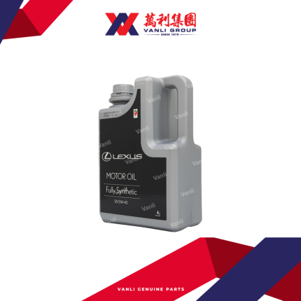 Lexus 5W40 API SN Fully Synthetic Engine Oil  ( 4 Litre ) - 1 Carton = 6 Bottles